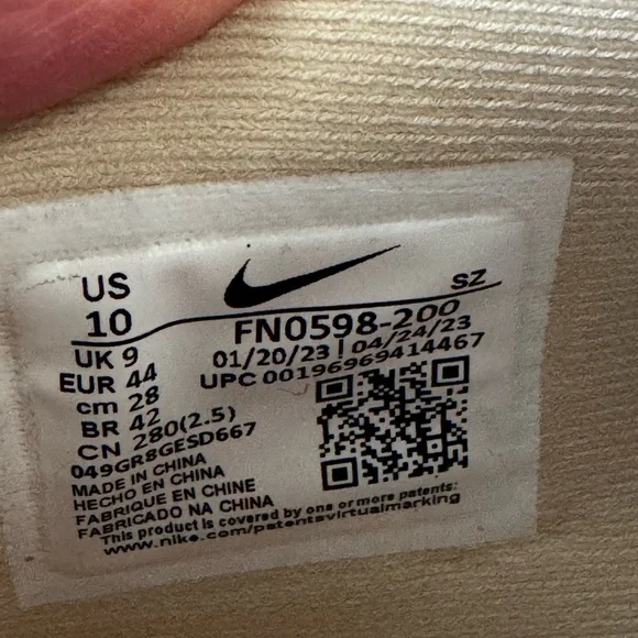 NWB Nike Air Max 1 Familia Sneakers Hemp/Pinksicle Men's US 10/Women's US 11.5 - Picture 10 of 12